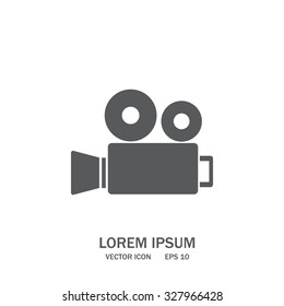 Video camera icon vector