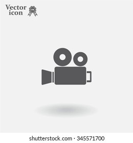 Video camera icon vector
