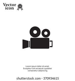 Video camera icon vector