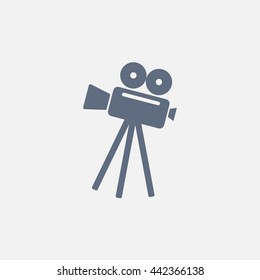 Video camera icon vector