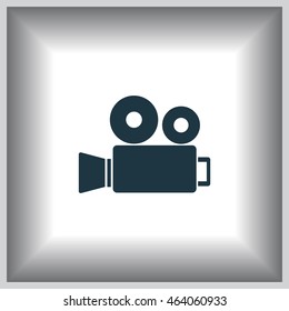 Video camera icon vector