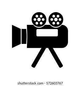 Videocamera Vector Icon Stock Vector (Royalty Free) 1097067959