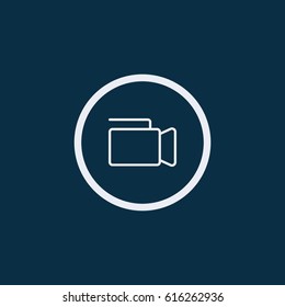 Video camera Icon vector 