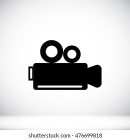 video camera icon, vector best flat icon, EPS