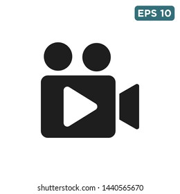 video camera icon vector design template