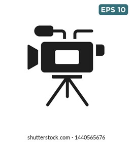 video camera icon vector design template