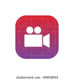 video camera icon. vector eps10 icon