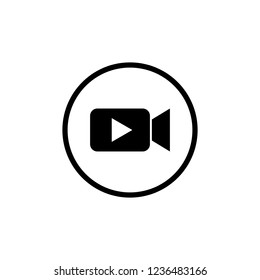 Video camera icon vector. Video Camera. Camera Icons. Movie Sign. Cinema