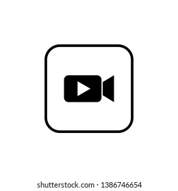 Video camera icon vector. Video Camera. Camera Icons. Movie Sign. Cinema