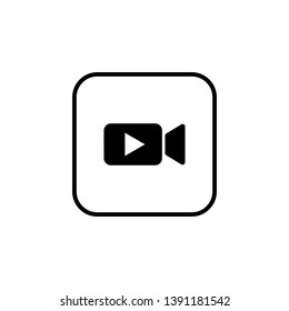 Video camera icon vector. Video Camera. Camera Icons. Movie Sign. Cinema