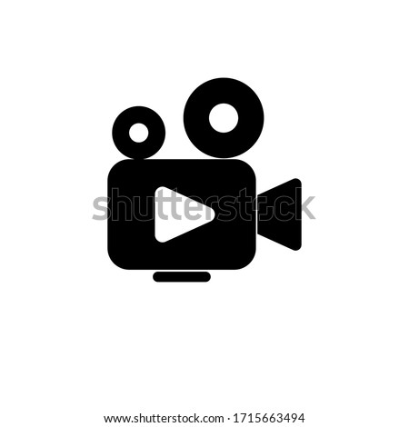 Video camera icon vector. Video Camera. Camera Icons. Movie Sign. Cinem