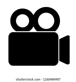 video camera icon vector illustrat
