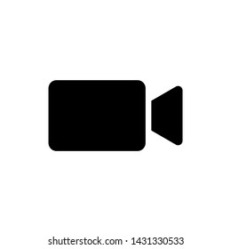 Video camera icon, vector illustration