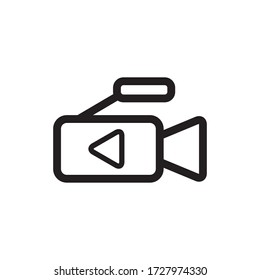Videokamera-Symbol Vector Illustration