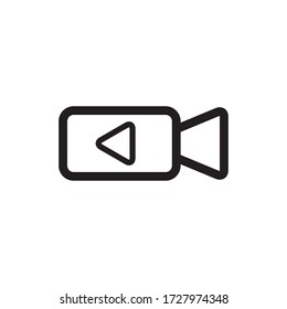 Video Camera Icon Vector Illustration
