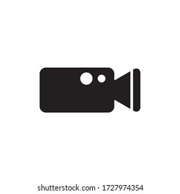 Ilustración de vectores de iconos de cámara de vídeo