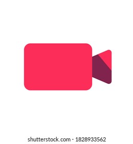 Ilustración vectorial de icono de cámara de vídeo 