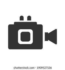 Video Camera Icon (vector Illustration)