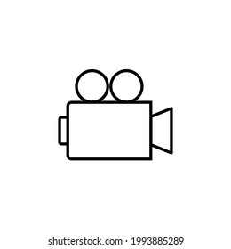 video camera icon vector illustration logo template