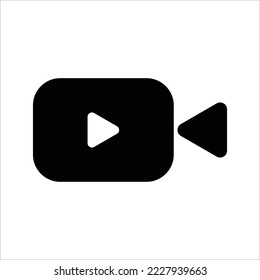 Vector de icono de cámara de vídeo Ilustración