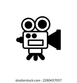 Video Camera icon in vector. Illustration