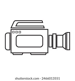video camera icon vector illustration