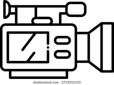 Video Camera Icon Vector Illustration