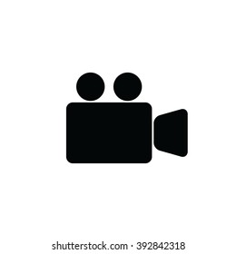 Video camera icon vector illustration