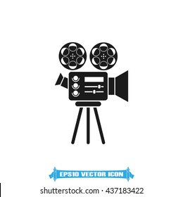 Video camera icon vector illustration eps10.