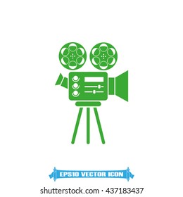 Video camera icon vector illustration eps10.