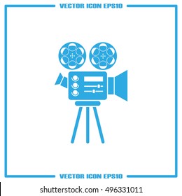 Video camera icon vector illustration eps10.