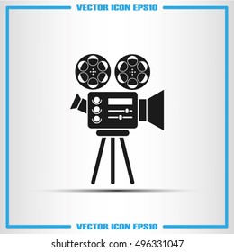 Video camera icon vector illustration eps10.