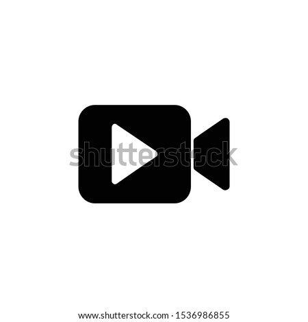 Video camera icon vector Illustration