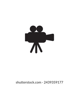 video camera icon vector ilustration logo design