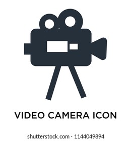 Video Camera icon vector isolated on white background for your web and mobile app design, Video Camera logo concept