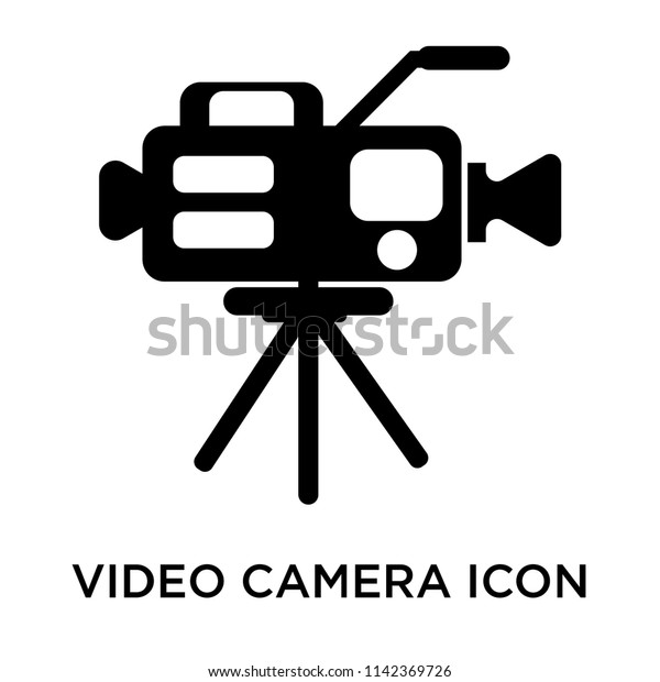 Video camera
icon vector isolated on white background for your web and mobile
app design, Video camera logo
concept