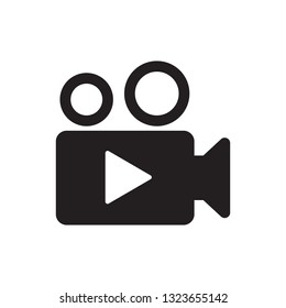 Video camera icon vector. Movie Sign. Cinema icon