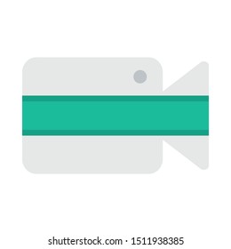 Video Camera Icon Vector. Video Camera Recorder Icon.