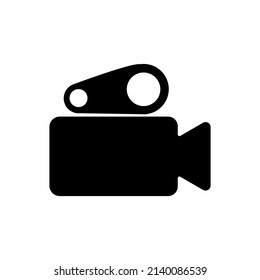 video camera icon vector. simple flat icon