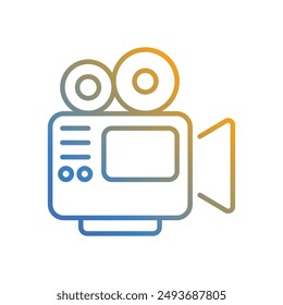 Video Camera icon vector stock illustration