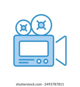 Video Camera icon vector stock illustration