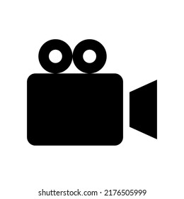 Video Camera Icon Vector Symbol Design Illustration