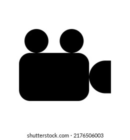 Video Camera Icon Vector Symbol Design Illustration