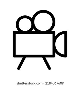 Video Camera Icon Vector Symbol Design Illustration