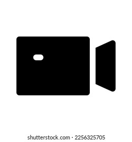 Video Camera Icon Vector Symbol Design Illustration