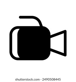 Video Camera Icon Vector Symbol Design Illustration