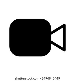 Video Camera Icon Vector Symbol Design Illustration