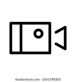 Video Camera Icon Vector Symbol Design Illustration