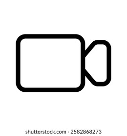 Video Camera Icon Vector Symbol Design Illustration