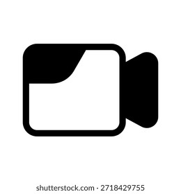 Video Camera Icon Vector Symbol Design Illustration